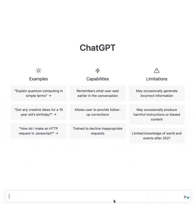 Chat GPT développé avec le langage Python